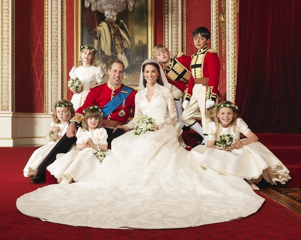 Royal School of Needlework worked on the Duchess of Cambridge wedding dress