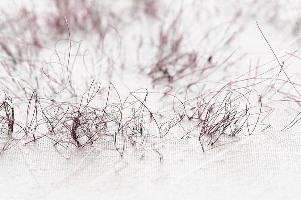 Allison Rouse inspired by hair to design hand embroided interior pieces