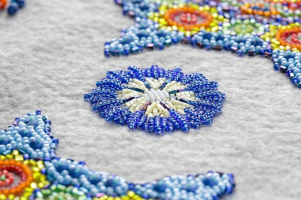 Heidi Pearl seasonal inspired hand embroidery
