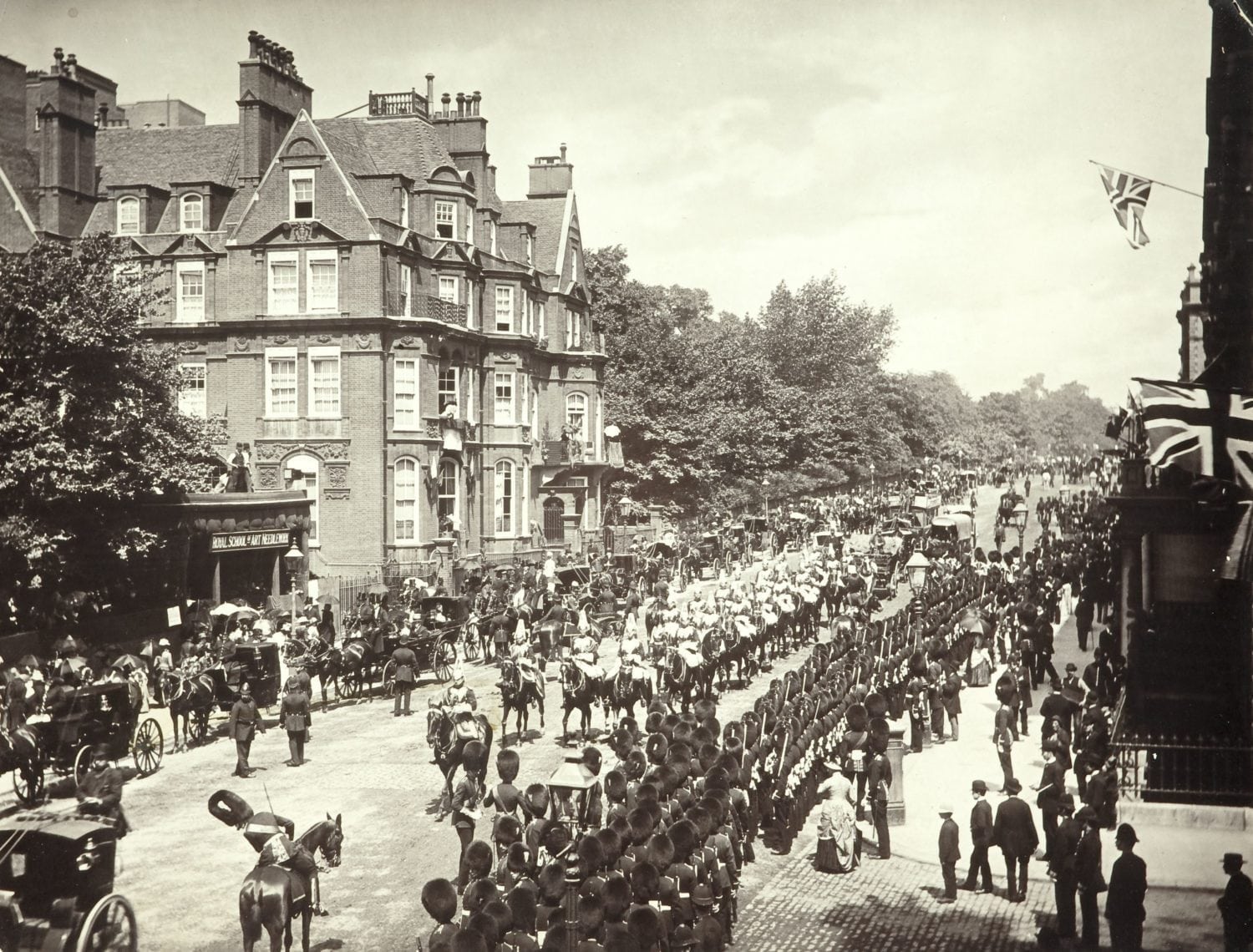 The RSN's first home on Exhibition Road was opened in 1875 by Princess Helena