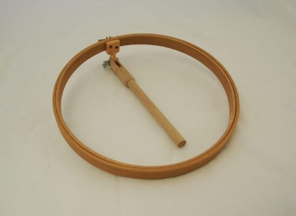 25cm embroidery hoop with stalk
