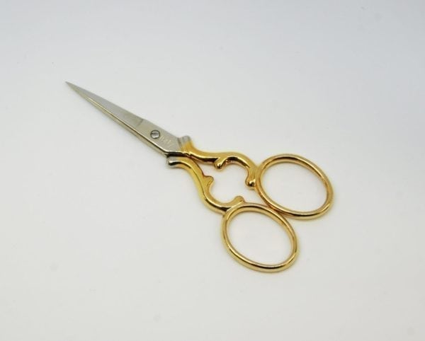 toledo embroidery scissors gold finish with no case