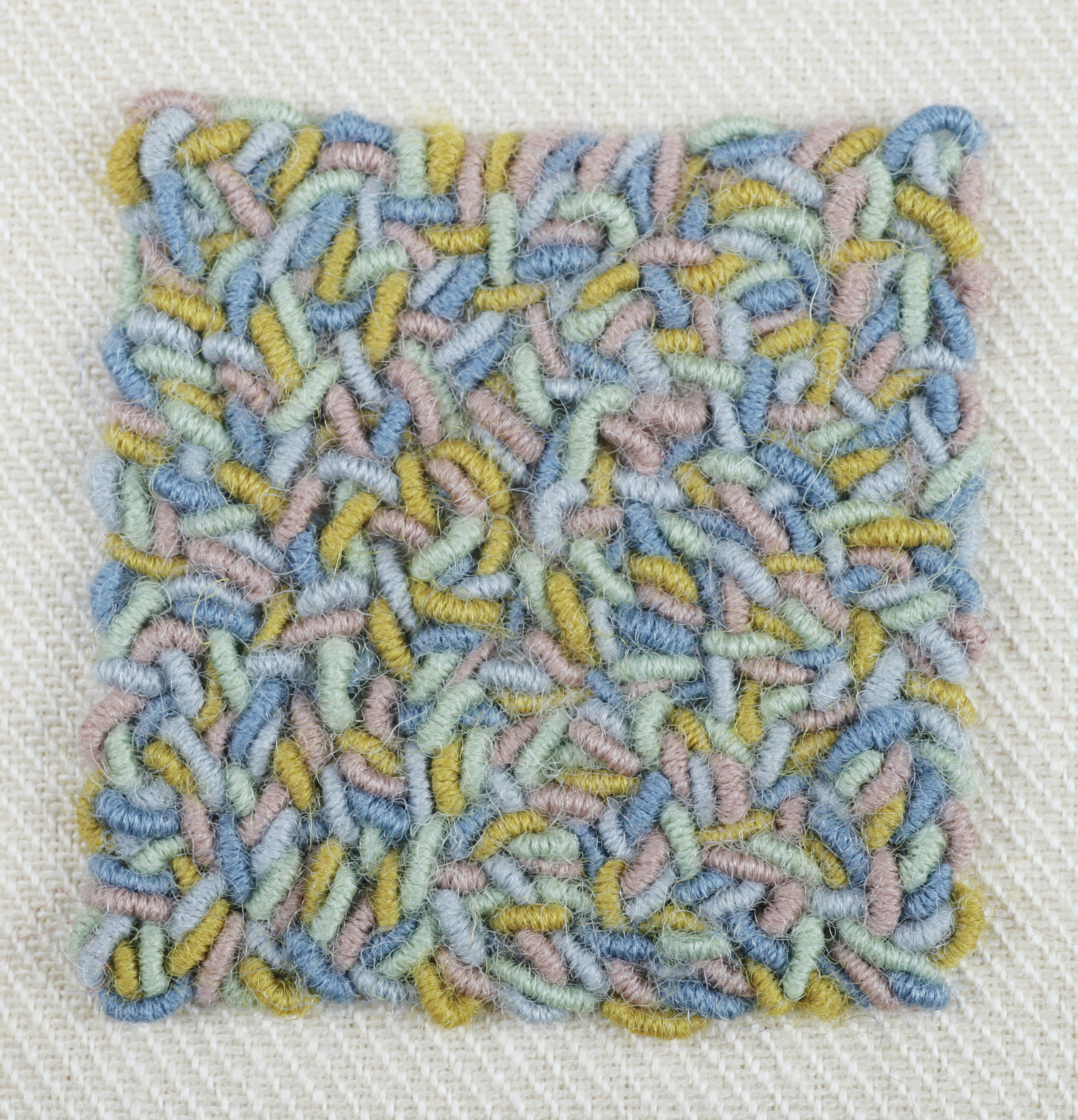 TAF Crewel work - Bullion Knots 1 - Tracy A Franklin