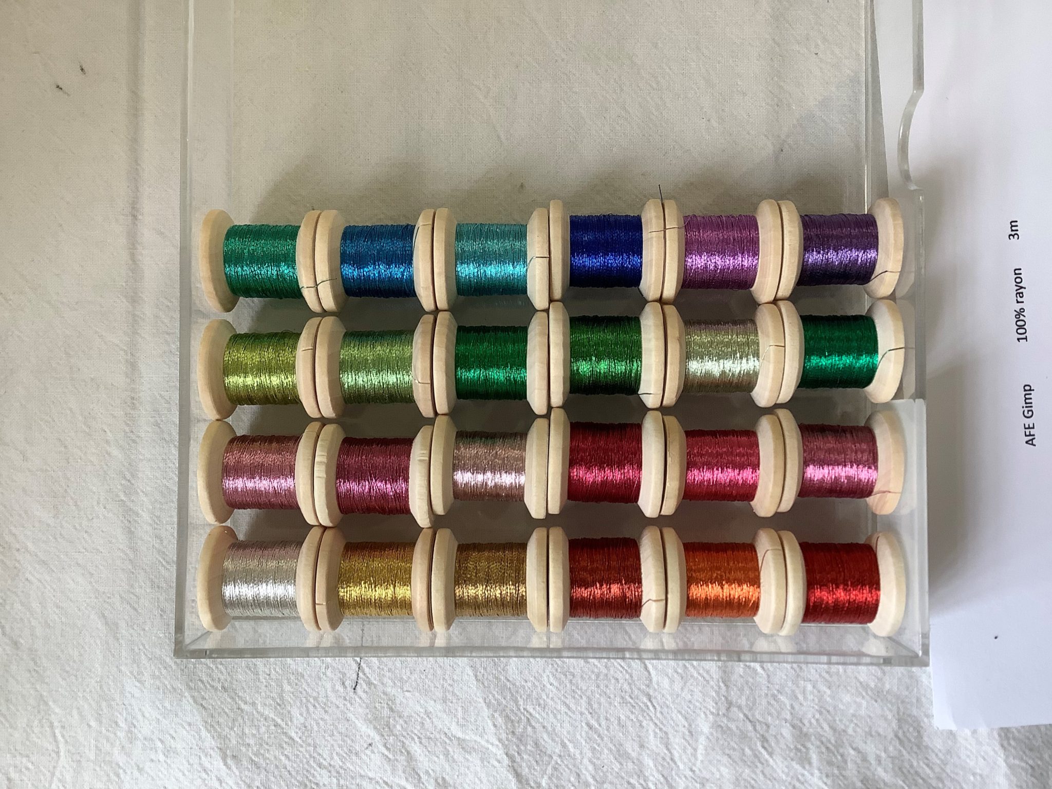 Japanese Metal Embroidery Thread by Art Fiber Endo - Royal School of ...