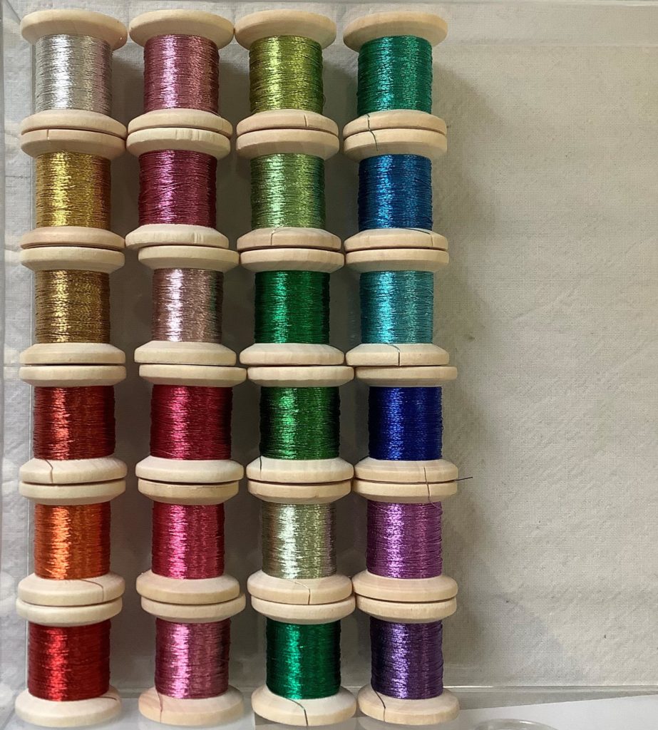 Japanese Metal Embroidery Thread by Art Fiber Endo Royal School of Needlework