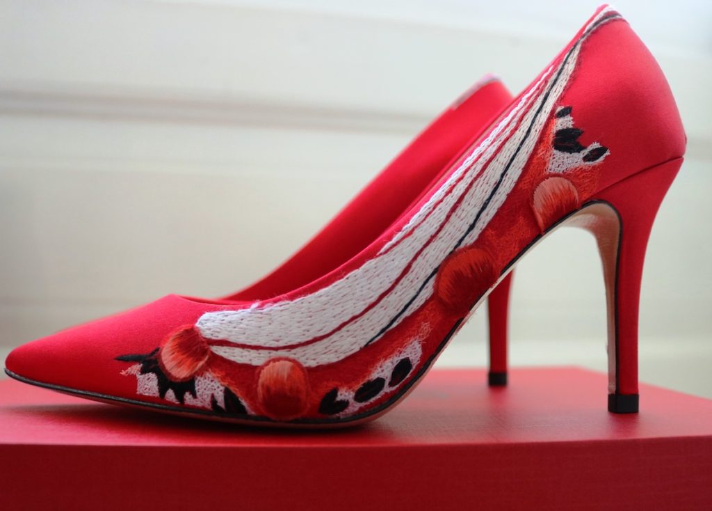 Degree Students Design Shoes for Sheme Royal School of Needlework