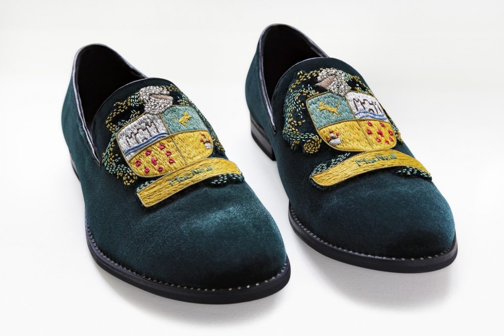 Embroidered shoes