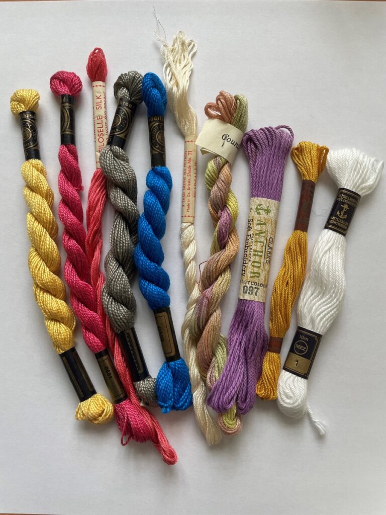 Donated Mixed Threads - Royal School of Needlework