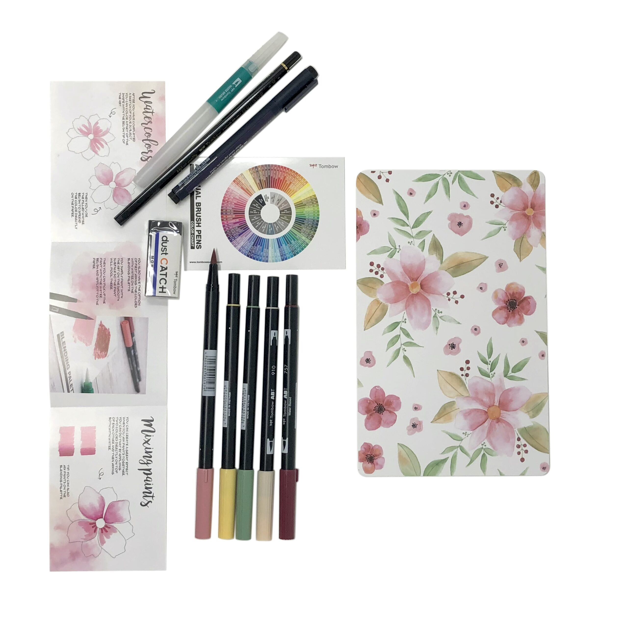 Tombow Watercoloring set Floral