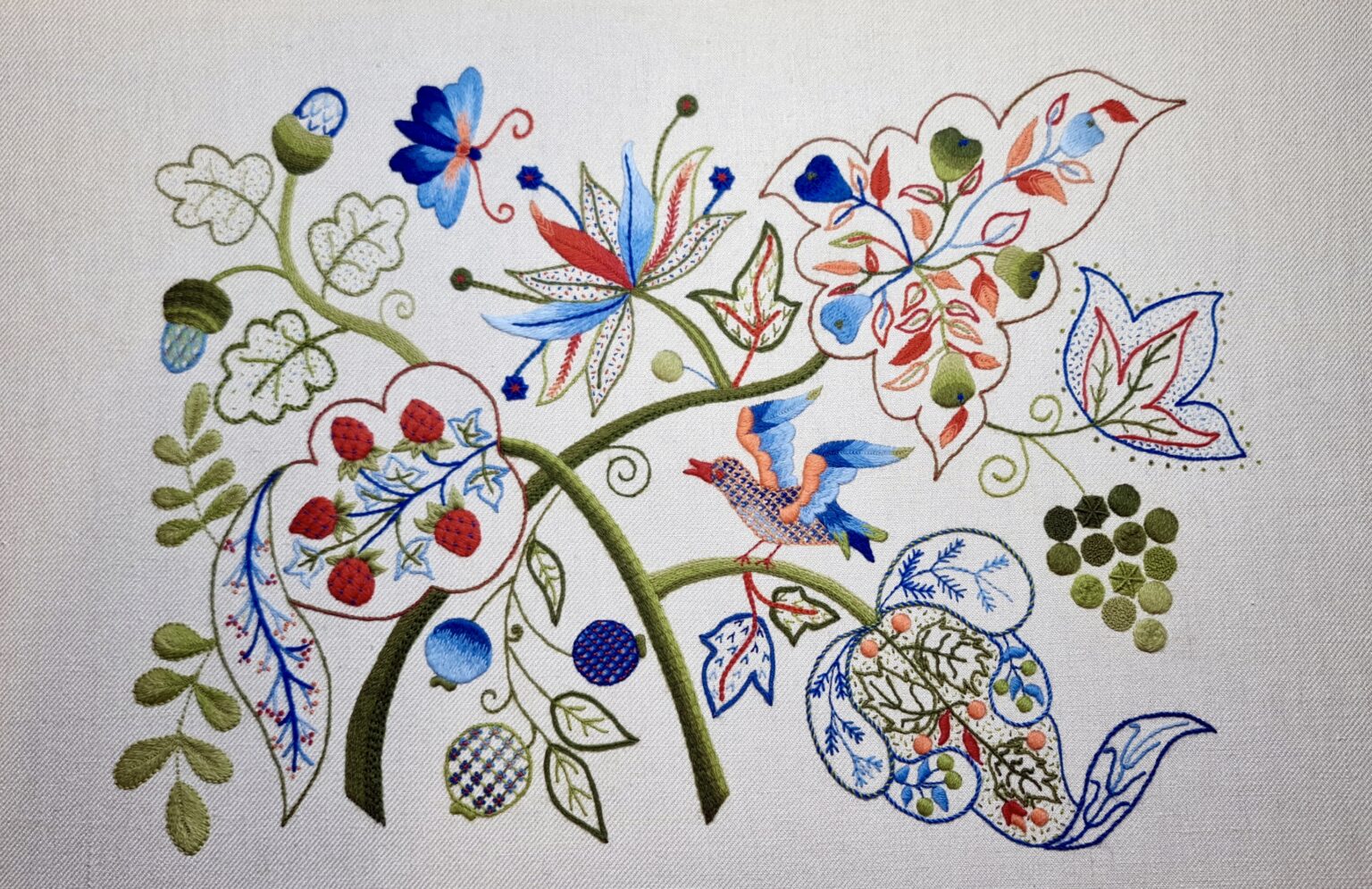 RSN Embroidery Studio Jacobean Crewelwork Kit Royal School of Needlework