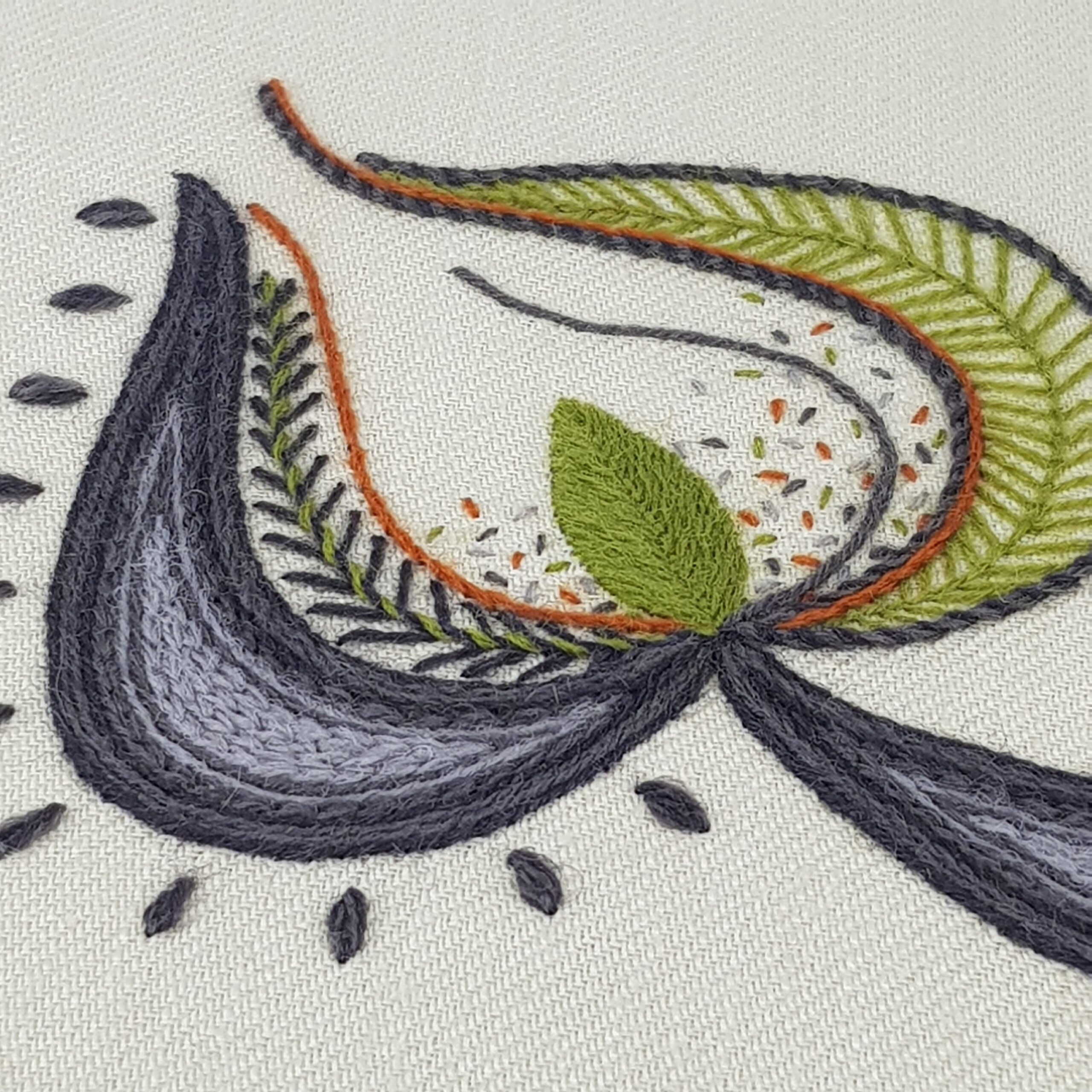 HCP24062 Introduction to Embroidery: 'Jacobean Leaf' - Royal School of ...