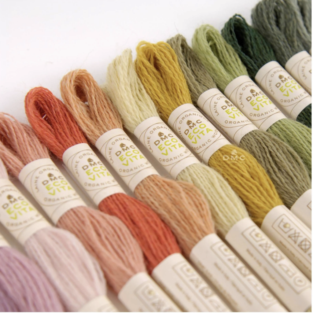 Wool Thread Bundle Boxed 30 DMC Eco Vita Organic Wool Threads - Royal School of Needlework