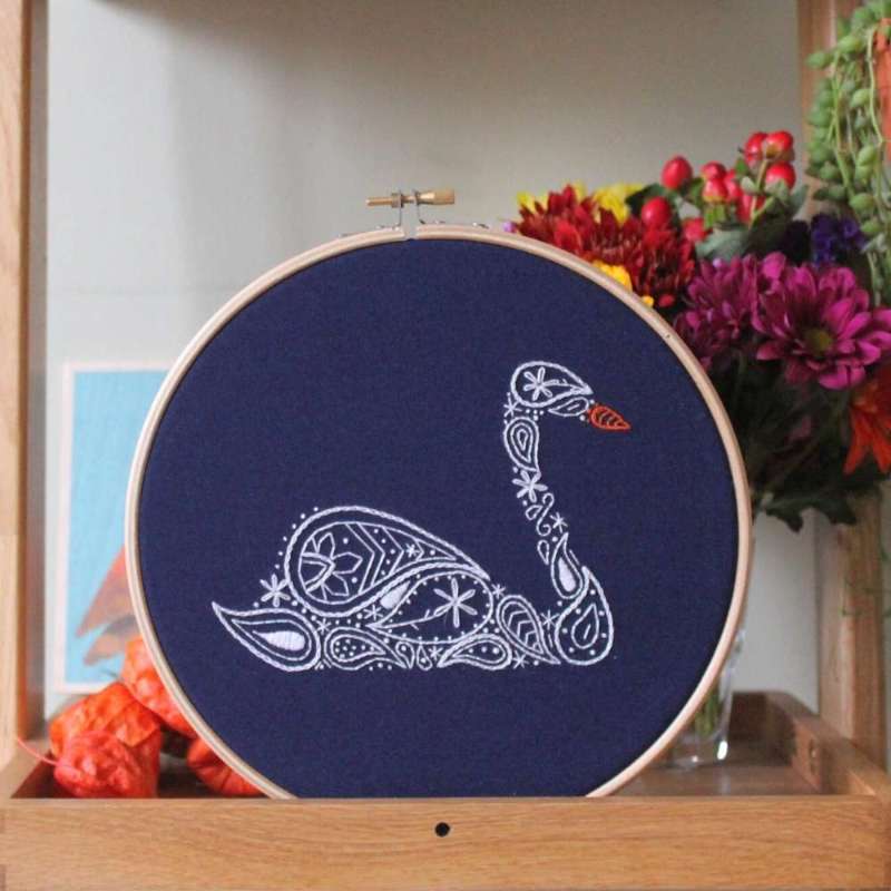 Swanembroiderykitonashelf
