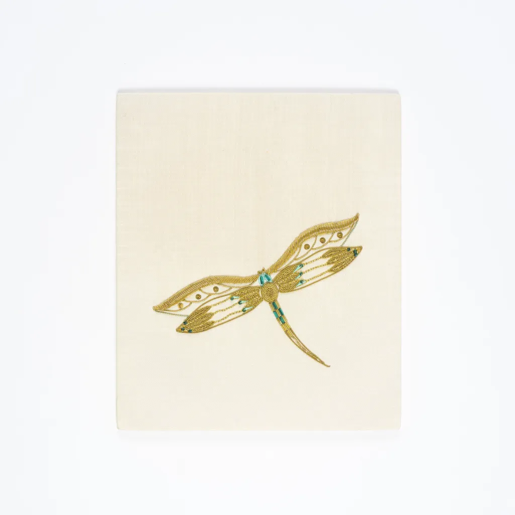 HCP26065 Dragonfly in Metal Threads and Beadwork.1