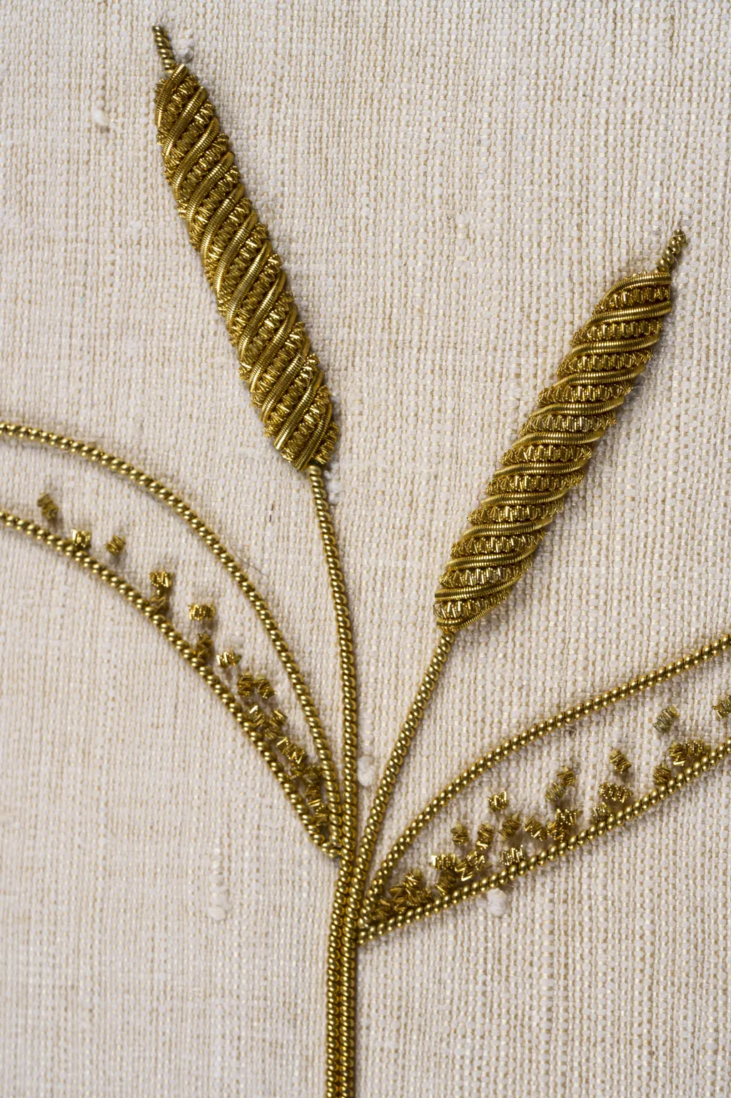 HCP26066 Harvest Wheat in Goldwork Embroidery.2