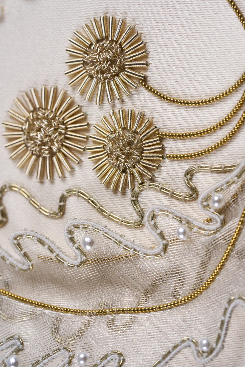 HCP26072 Abstract botanicals in goldwork and raised work.4