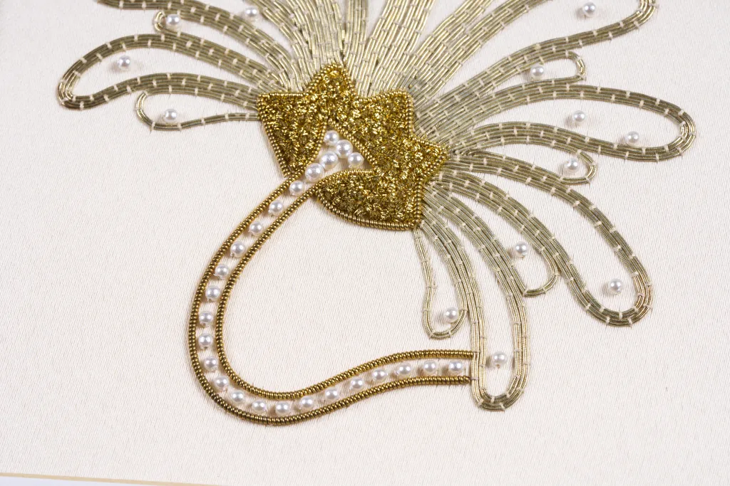 ONL26046 Art Deco Goldwork Bloom.3